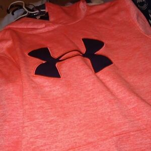 Under Armour Kids' Coral Hoodie with Black Logo